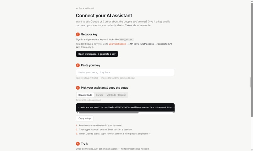 Recall – screenshot 5