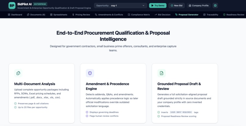 BidPilot AI – screenshot 4