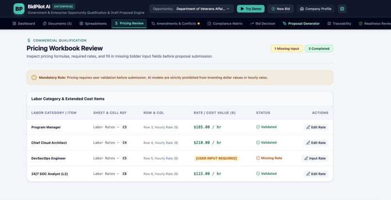 BidPilot AI – screenshot 7