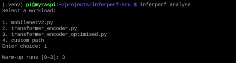 InferPerf - PMU‑Driven AI Inference Profiler for Arm CPUs – screenshot 2