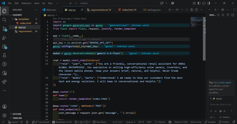 Tech and Energy Assistance Chatbot – screenshot 8