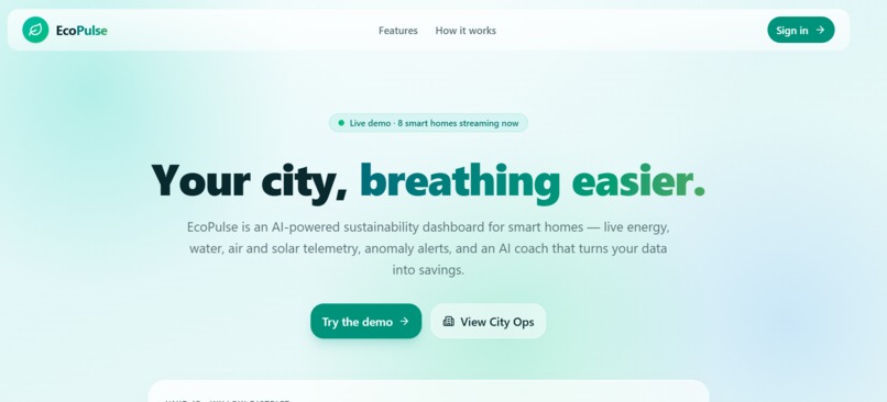 EcoPulse – screenshot 1