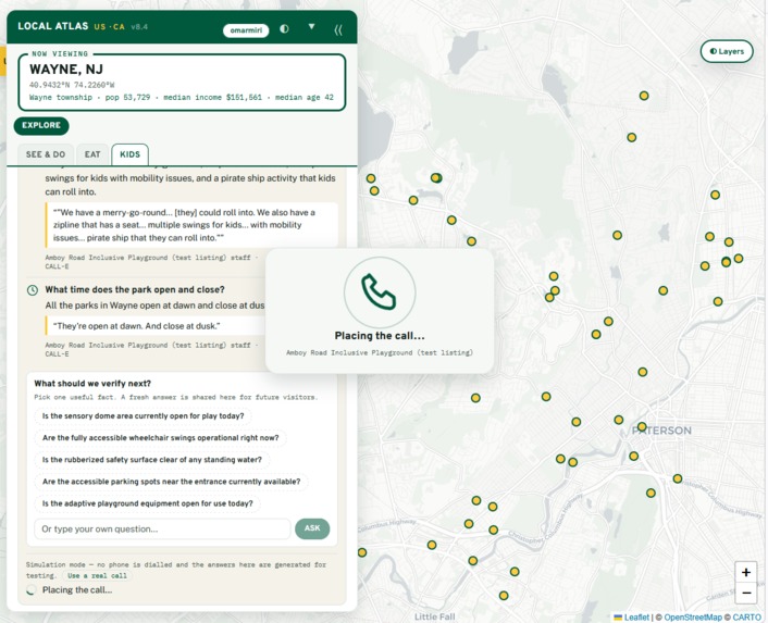 Local atlas with 1st party FAQs – screenshot 3