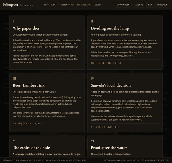 Palimpsest – screenshot 1