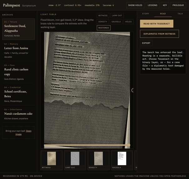 Palimpsest – screenshot 3