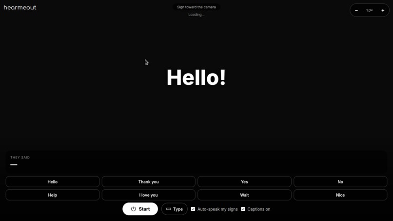 Hearmeout – screenshot 2