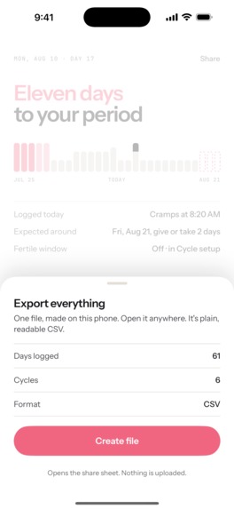 Sola: Period & Cycle Tracker – screenshot 8