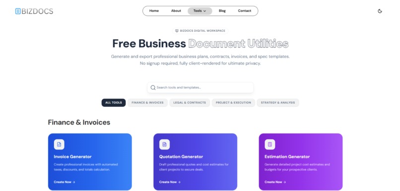 BizDocs – screenshot 1