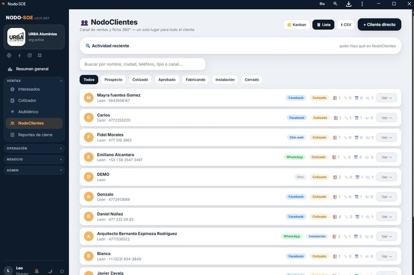 URBA Aluminios – screenshot 5