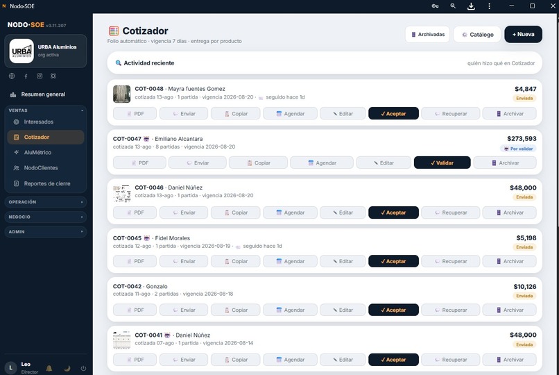 URBA Aluminios – screenshot 7