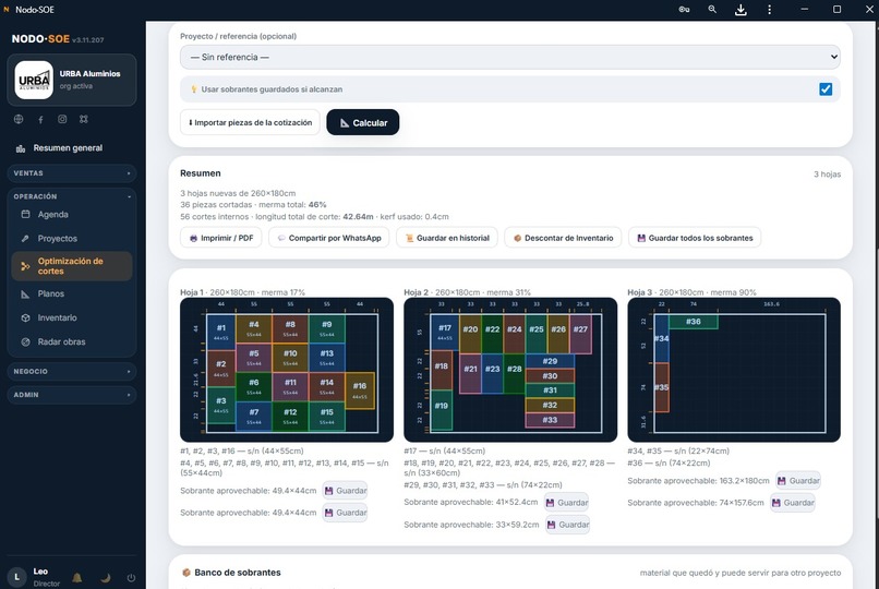 URBA Aluminios – screenshot 8