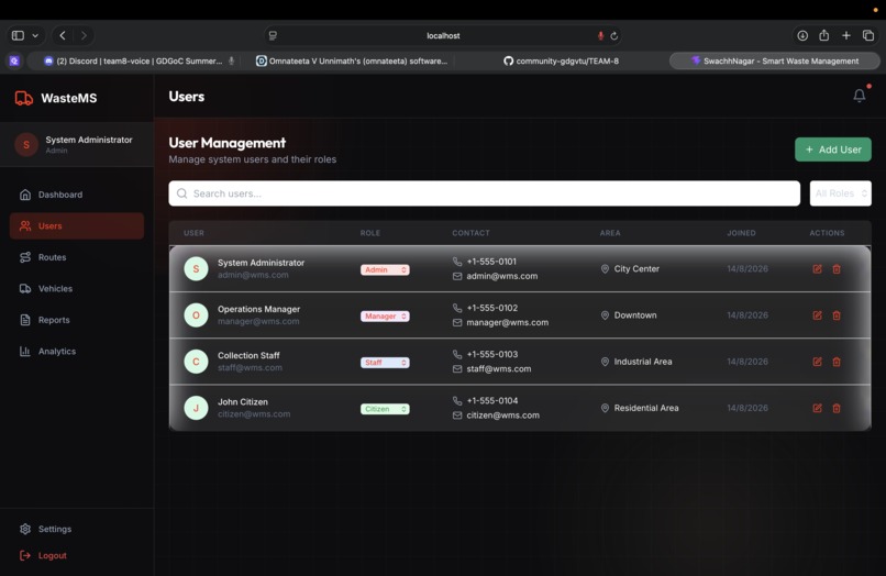 SwachhNagar— Smart Waste Management System – screenshot 8