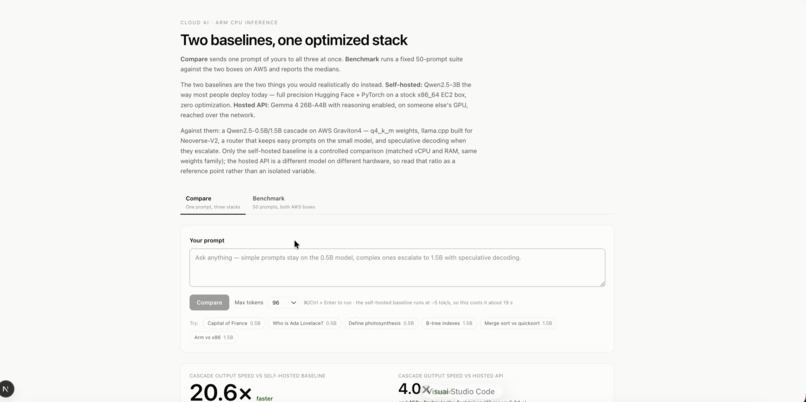 Cascade4Arm - CloudAI Track – screenshot 1