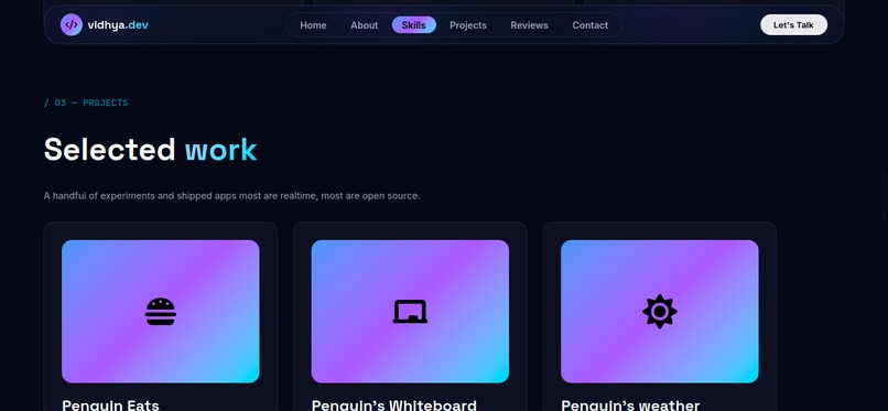 Animated Portfolio – screenshot 4