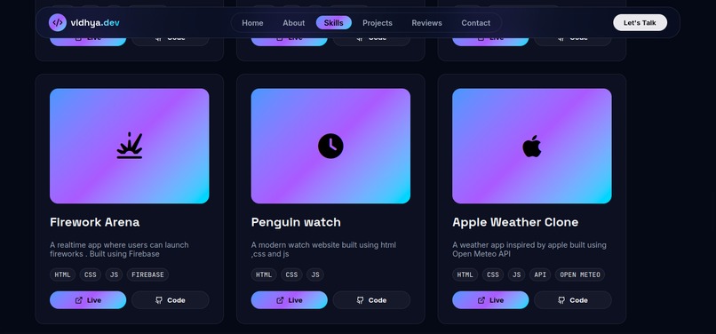 Animated Portfolio – screenshot 6