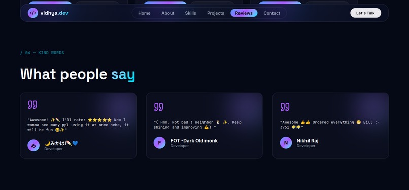 Animated Portfolio – screenshot 7