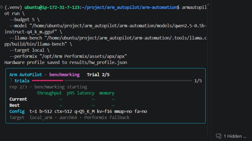 Arm-Autopilot – screenshot 1