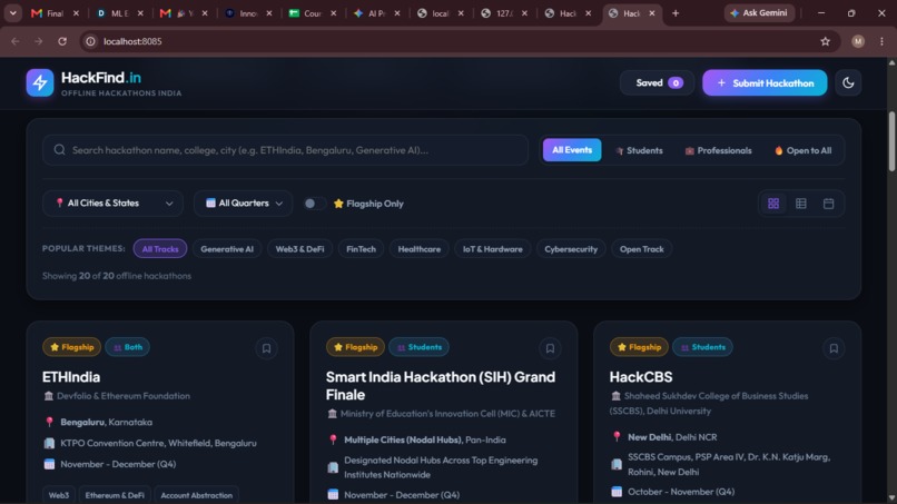 HackRadar India – screenshot 3