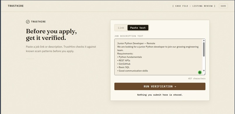 Trusthire – screenshot 4