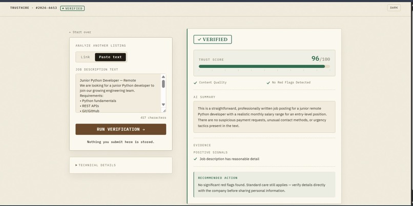 Trusthire – screenshot 5