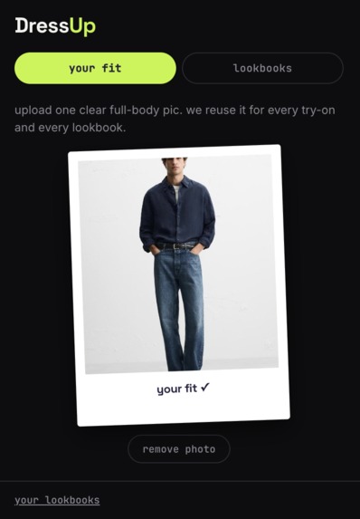 DressUp Chrome Extension – screenshot 1