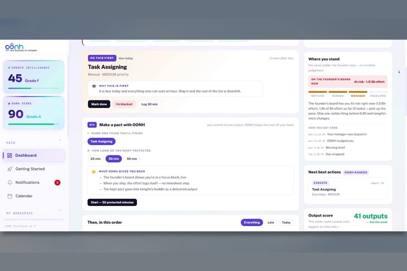 OONH — AI agents that run small business operations – screenshot 8