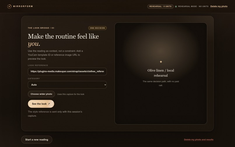 Mirrorform – screenshot 2