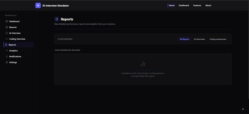 AI INTERVIEW SIMULATOR – screenshot 1