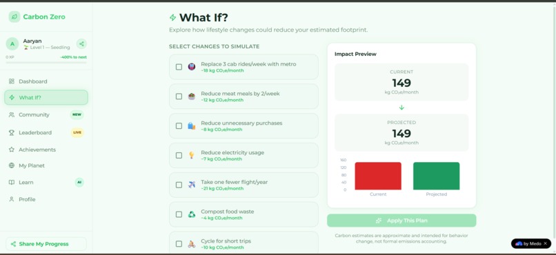CarbonZero – screenshot 3