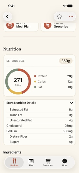 Our Meals: Family Meal Planner – screenshot 10