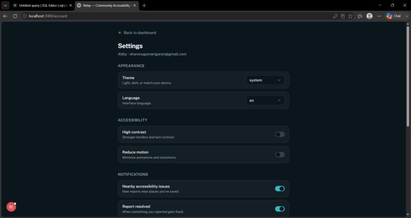 Relay – screenshot 2