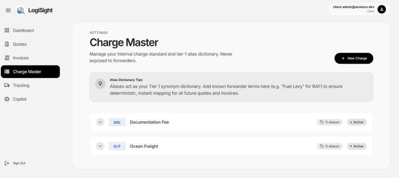 LogiSight — Agentic Freight Audit Copilot – screenshot 6