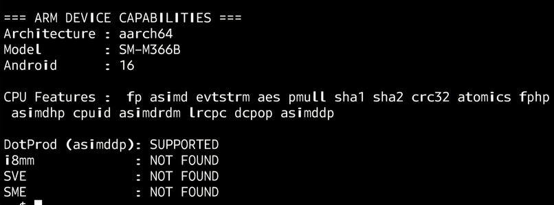 LLM inference optimization on Arm using KleidiAI – screenshot 1