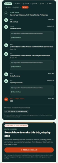Commute Lens – screenshot 5