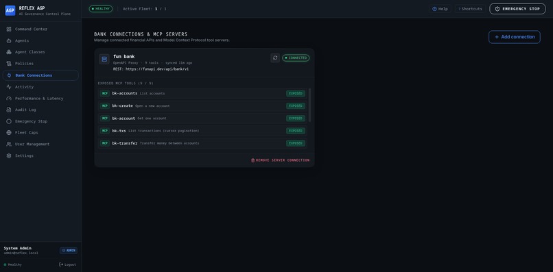 Reflex — Governance Layer for Financial AI Agents – screenshot 6