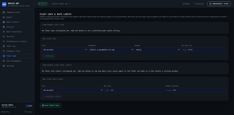 Reflex — Governance Layer for Financial AI Agents – screenshot 10