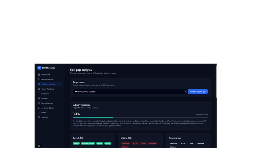 AI Skill Gap Navigator – screenshot 13