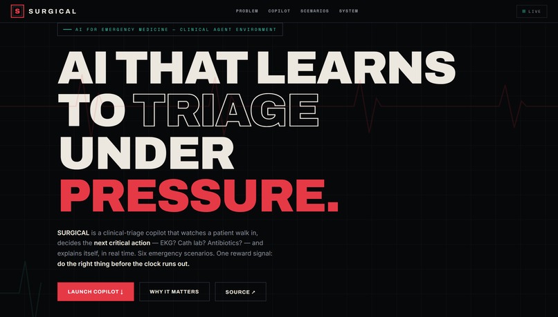 SURGICAL :  AI Triage Copilot – screenshot 2