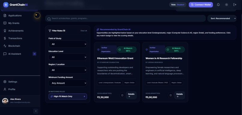 GrantChain AI – screenshot 9