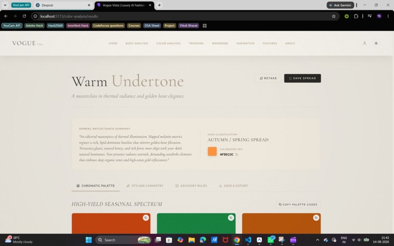 Vogue Vista – AI-Powered Personal Styling – screenshot 13