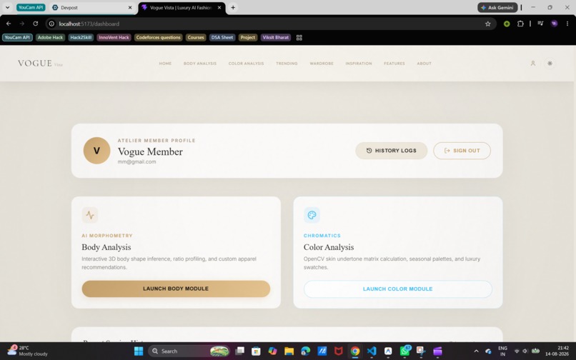 Vogue Vista – AI-Powered Personal Styling – screenshot 16