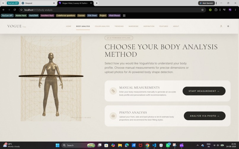 Vogue Vista – AI-Powered Personal Styling – screenshot 4