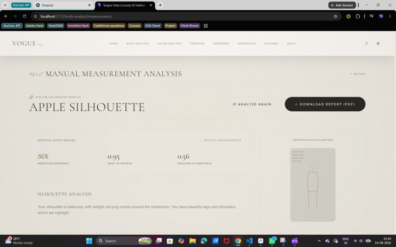 Vogue Vista – AI-Powered Personal Styling – screenshot 10