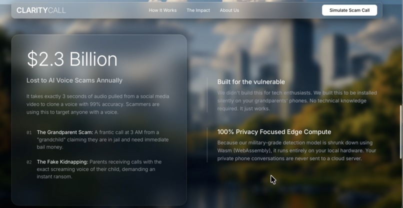 ClarityCall – screenshot 1