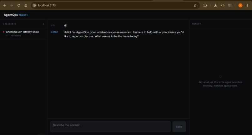 AgentOPS-Memory – screenshot 1