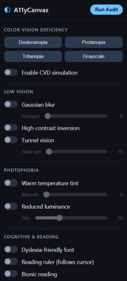 A11yCanvas – screenshot 2