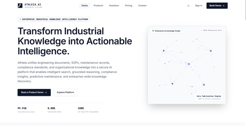 Athleia.ai –  Industrial Knowledge Intelligence Platform – screenshot 3