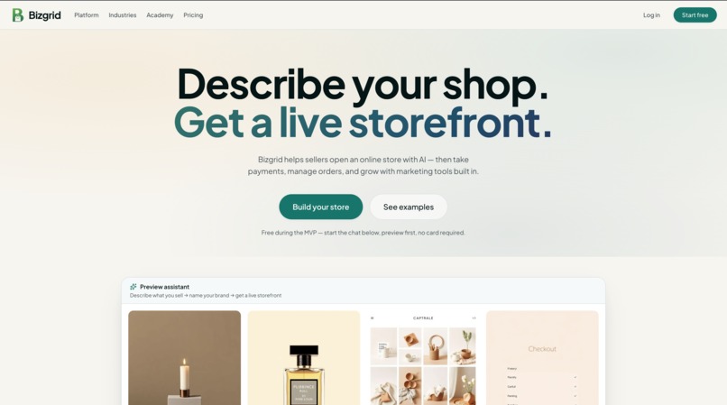 Bizgrid – screenshot 2