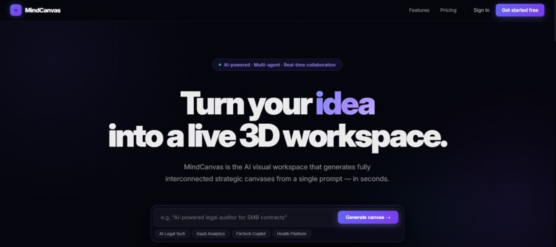 Mind-Canvas AI – screenshot 1