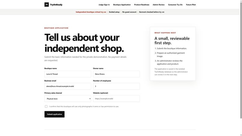 TryOnReady – screenshot 2